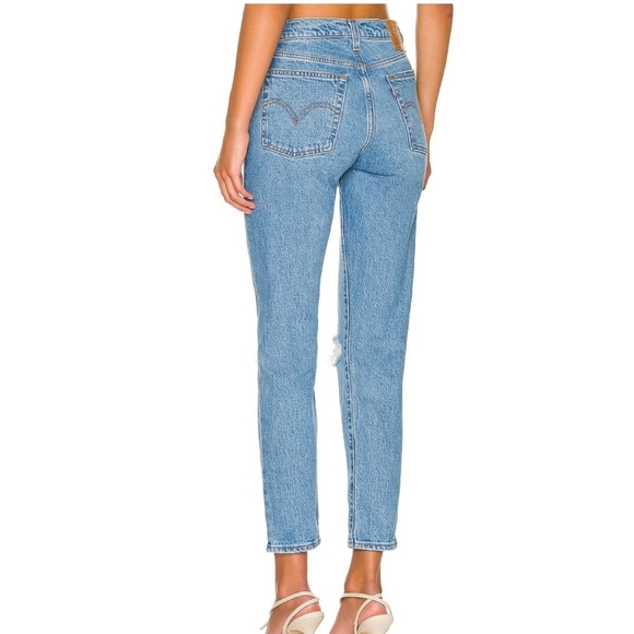Levi’s Wedgie Icon Fit jeans Jazz Devoted light wash size 25 distressed - Picture 3 of 15